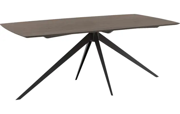 Goossens excellent eettafel uniek donker bruin eiken - 8221127-01