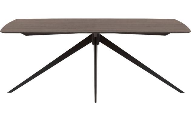 Goossens excellent eettafel uniek donker bruin eiken - 8221127-02
