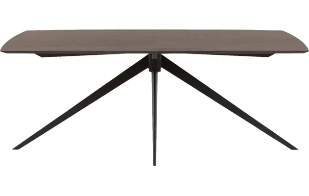 Goossens excellent eettafel uniek donker bruin eiken - 8221127-02