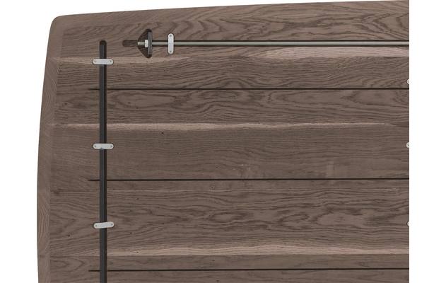 Goossens excellent eettafel uniek donker bruin eiken - 8221127-09
