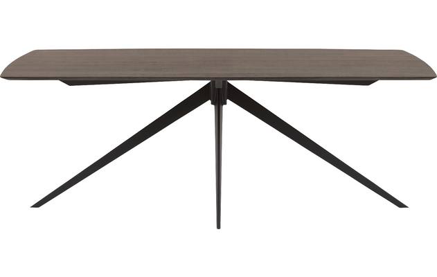 Goossens excellent eettafel uniek donker bruin eiken - 8221128-02