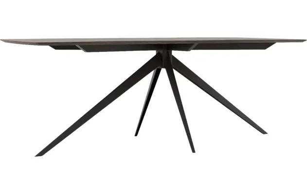 Goossens excellent eettafel uniek donker bruin eiken - 8221128-04
