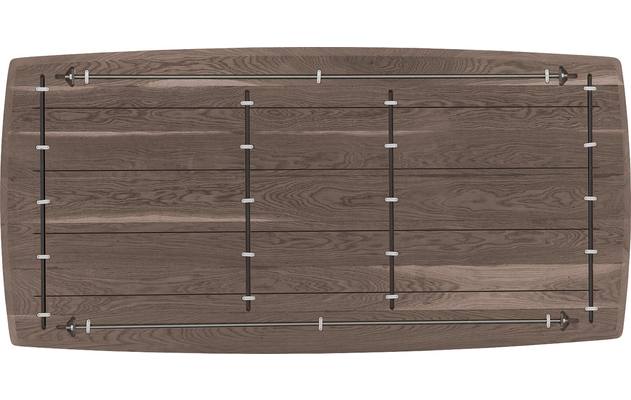 Goossens excellent eettafel uniek donker bruin eiken - 8221128-08
