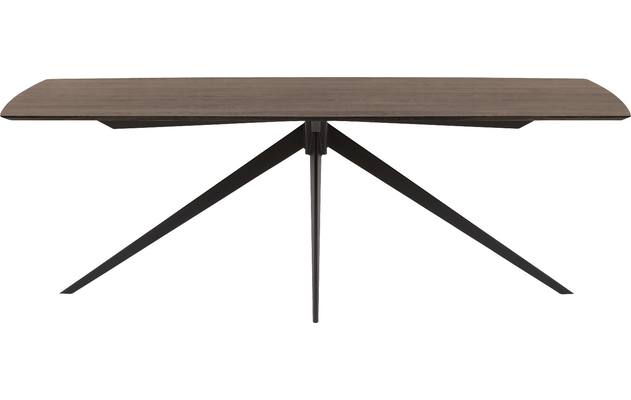 Goossens excellent eettafel uniek donker bruin eiken - 8221129-02