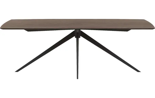 Goossens excellent eettafel uniek donker bruin eiken - 8221129-02