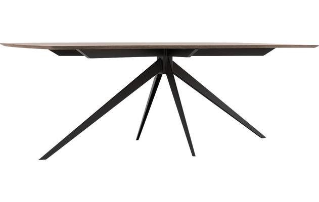 Goossens excellent eettafel uniek donker bruin eiken - 8221129-04
