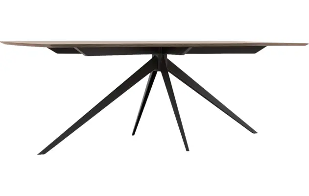 Goossens excellent eettafel uniek donker bruin eiken - 8221129-04