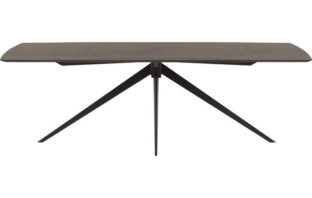 Goossens excellent eettafel uniek donker bruin eiken - 8221130-02