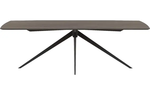 Goossens excellent eettafel uniek donker bruin eiken - 8221130-02
