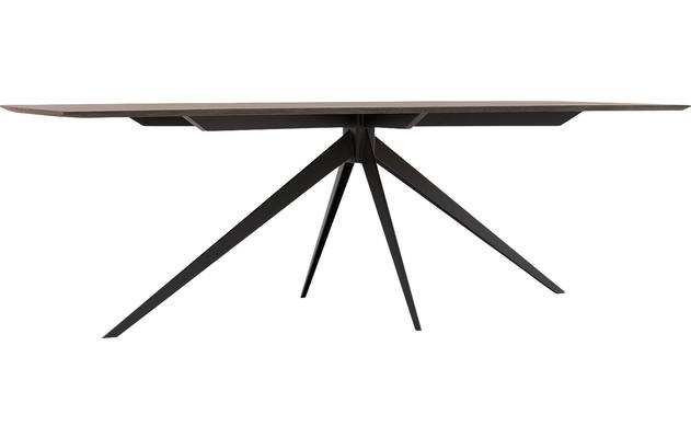 Goossens excellent eettafel uniek donker bruin eiken - 8221130-04