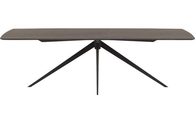 Goossens excellent eettafel uniek donker bruin eiken - 8221131-02
