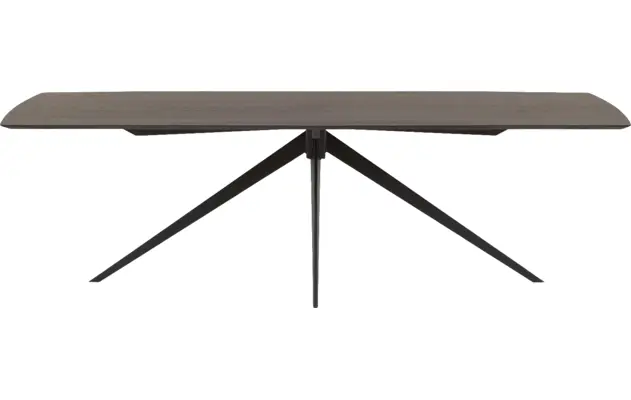 Goossens excellent eettafel uniek donker bruin eiken - 8221131-02