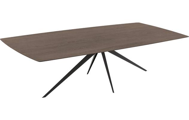 Goossens excellent eettafel uniek donker bruin eiken - 8221131-03