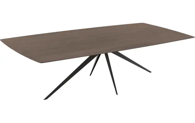 Goossens excellent eettafel uniek donker bruin eiken - 8221131-03