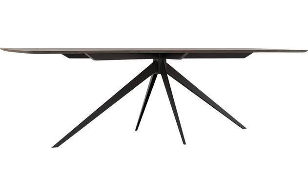 Goossens excellent eettafel uniek donker bruin eiken - 8221131-04