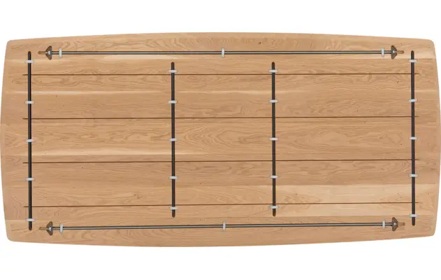 Goossens excellent eettafel uniek blank eiken - 8221143-09