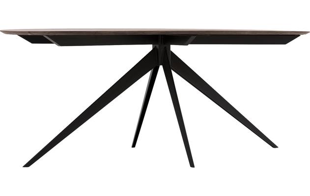Goossens excellent eettafel uniek donker bruin eiken - 8221189-04