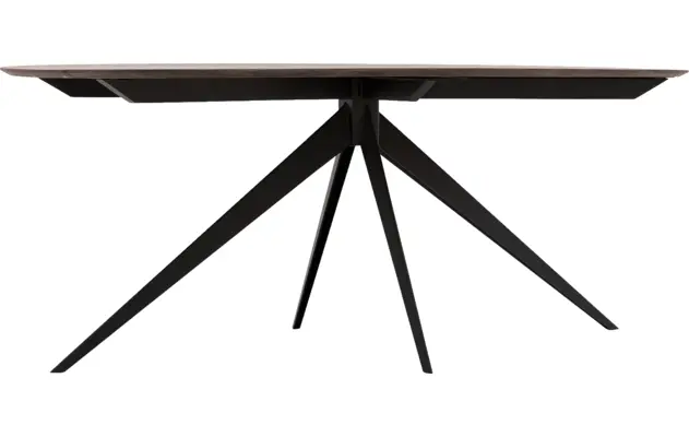 Goossens excellent eettafel uniek donker bruin eiken - 8221189-04