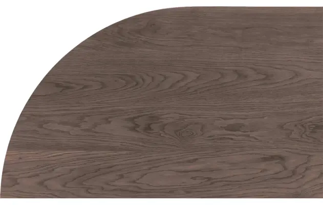 Goossens excellent eettafel uniek donker bruin eiken - 8221189-07