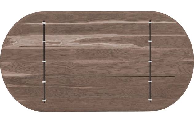 Goossens excellent eettafel uniek donker bruin eiken - 8221189-08