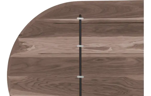 Goossens excellent eettafel uniek donker bruin eiken - 8221189-09