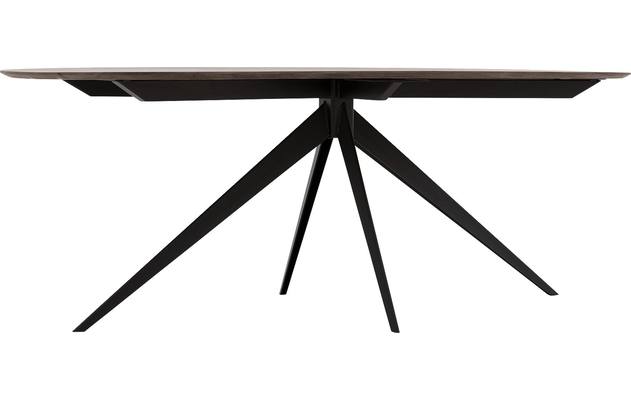 Goossens excellent eettafel uniek donker bruin eiken - 8221190-04
