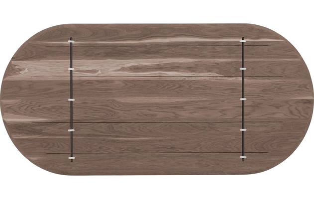 Goossens excellent eettafel uniek donker bruin eiken - 8221190-08