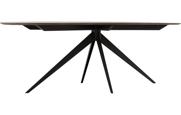 Goossens excellent eettafel uniek donker bruin eiken - 8221191-04