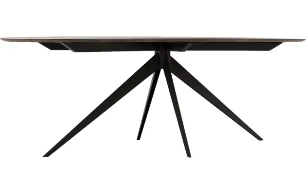 Goossens excellent eettafel uniek donker bruin eiken - 8221191-04