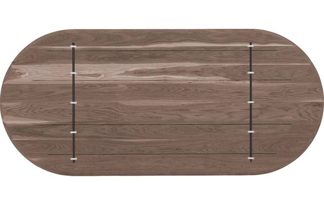 Goossens excellent eettafel uniek donker bruin eiken - 8221191-08