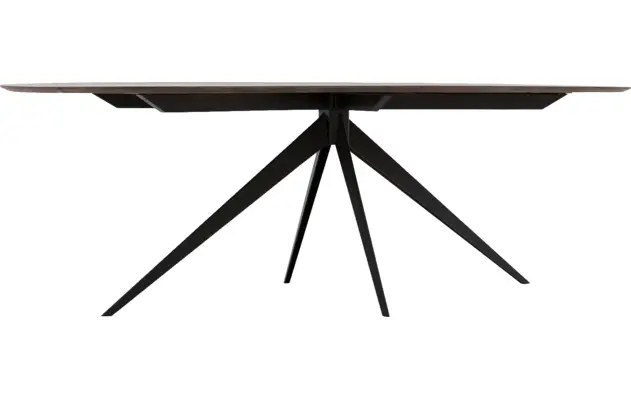 Goossens excellent eettafel uniek donker bruin eiken - 8221192-04
