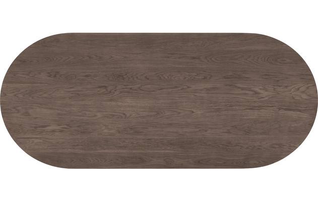 Goossens excellent eettafel uniek donker bruin eiken - 8221192-06
