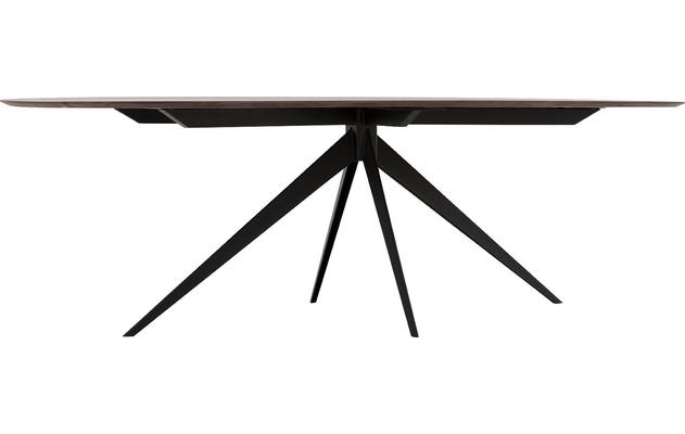 Goossens excellent eettafel uniek donker bruin eiken - 8221193-04
