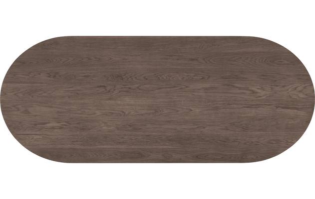 Goossens excellent eettafel uniek donker bruin eiken - 8221193-06