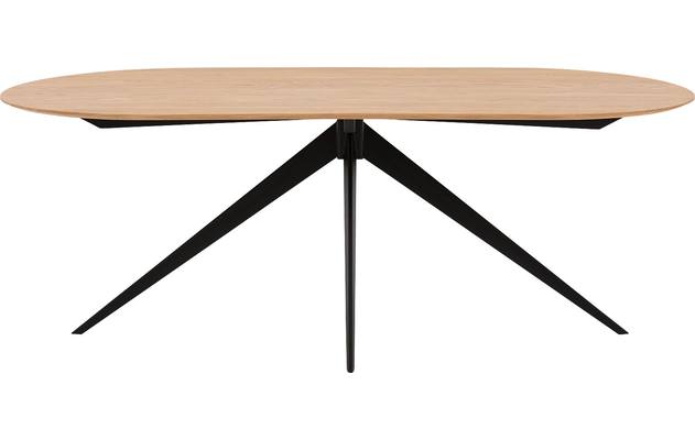 Goossens excellent eettafel uniek blank eiken - 8221205-02