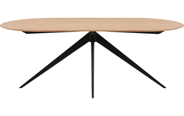 Goossens excellent eettafel uniek blank eiken - 8221205-02