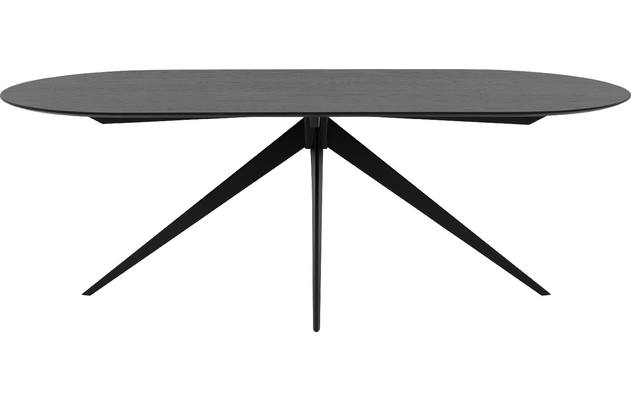 Goossens excellent eettafel uniek zwart eiken - 8221210-02