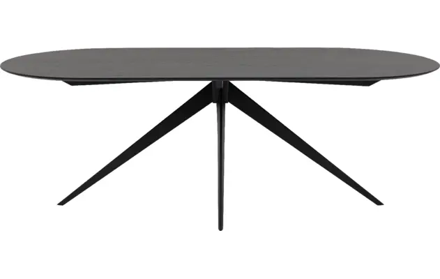 Goossens excellent eettafel uniek zwart eiken - 8221210-02