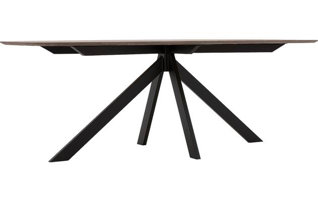 Goossens excellent eettafel uniek donker bruin eiken - 8221220-04