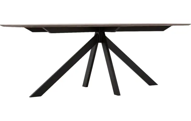 Goossens excellent eettafel uniek donker bruin eiken - 8221220-04