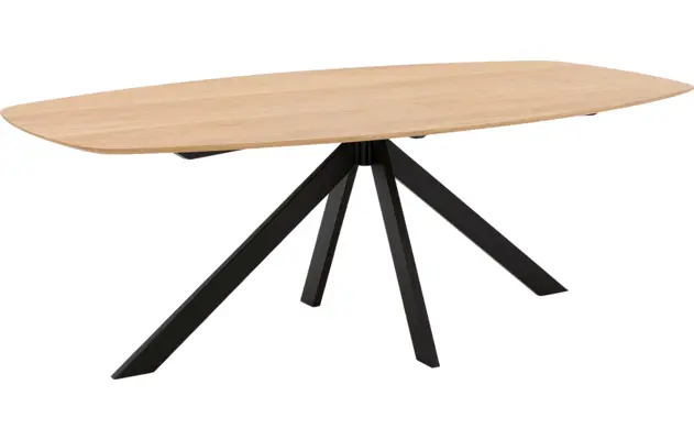 Goossens excellent eettafel uniek blank eiken - 8221236-01