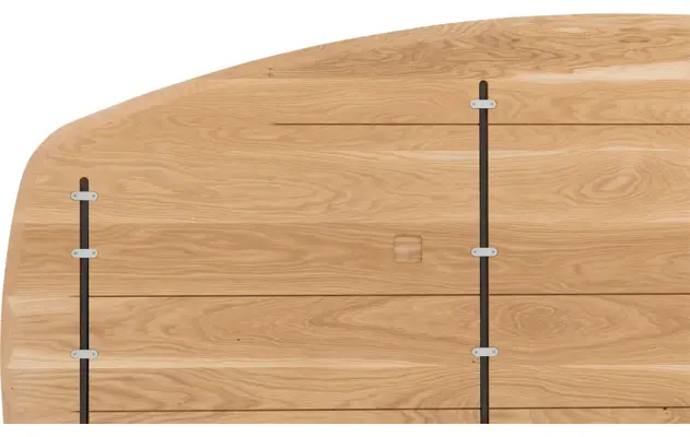 Goossens excellent eettafel uniek blank eiken - 8221236-08