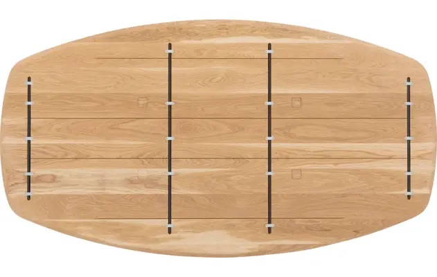Goossens excellent eettafel uniek blank eiken - 8221236-09
