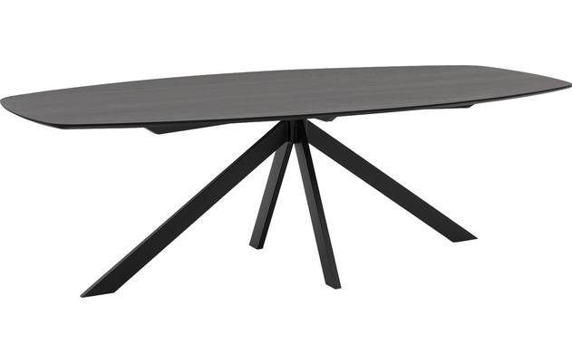 Goossens excellent eettafel uniek zwart eiken - 8221240-01