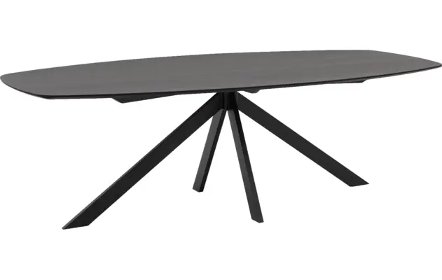 Goossens excellent eettafel uniek zwart eiken - 8221240-01
