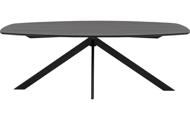 Goossens excellent eettafel uniek zwart eiken - 8221240-02