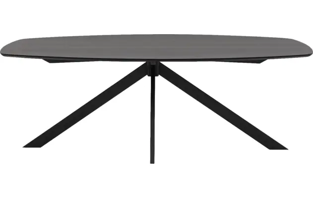 Goossens excellent eettafel uniek zwart eiken - 8221240-02