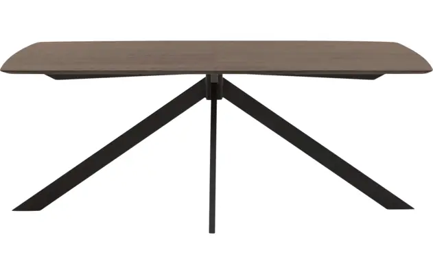 Goossens excellent eettafel uniek donker bruin eiken - 8221247-02