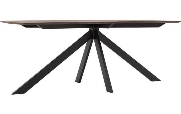 Goossens excellent eettafel uniek donker bruin eiken - 8221247-03