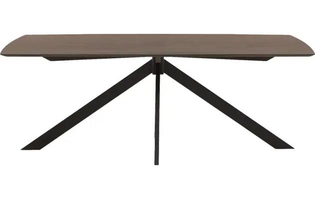 Goossens excellent eettafel uniek donker bruin eiken - 8221248-02